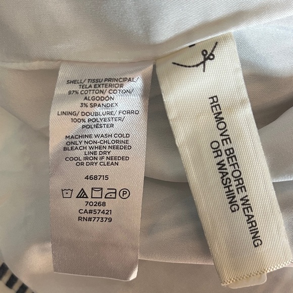 Ann Taylor Navy and White Striped Blazer - Picture 5 of 5